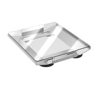 Kit de montaje plano de aluminio puro con cubierta de PC de alta resistencia para una visión integral ininterrumpida, transmisión de señal óptima (gris, 32 x 27 cm)