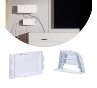 Kit de montaje Starlink Gen 3, enrutador ABS y soporte de fuente de alimentación, diseño de ahorro de espacio para optimización de señal de oficina en casa