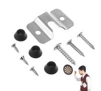 Kit de Montaje Tablero - Easy Cleanness Sturdy Unique Widely Used Light Weight Dardos, Soporte en, Pared para Hardware Metal, Juego Estable con Ranura Forma | Multipurpose Outdoor Indoor Utility Comp