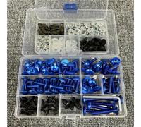 Kit De Montaje Tornillos Carenado Motocicleta para Ducati 696 795 796 M1100 996 748 749 999 1098 848 1198 899 1199 1299(BLU)
