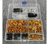 Kit De Montaje Tornillos para Carenado Motocicleta para CB1000R CBR500R CBR400R CB500F CB650R ADV150 ADV160(Yellow)