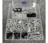 Kit De Montaje Tornillos para Carenado Motocicleta para CB1000R CBR500R CBR400R CB500F CB650R ADV150 ADV160(Plata)