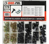 Kit de montaje u abrazadera + tornillos 170 pcs