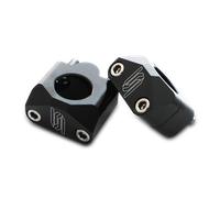 SCAR Adaptadores de Manillar Ø 22 a 28mm Moto Cross - Negro