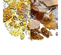 Kit de mosaico diy Fragmentos de grietas hielo colores, mosaico cristal artesanal, arte creativo hecho a mano, partículas transparentes vidrio templado, 100g Teselas para mosaicos(Color- 3)