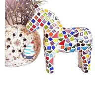 Kit de mosaico diy Paquete de Material arte cerámico mosaico, artesanías creativas modelado Pony, azulejos, decoración habitación Teselas para mosaicos(Free stone horse C)