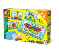 Kit de mosaico SES Creative Tablero infantil 100 piezas 4 diseños