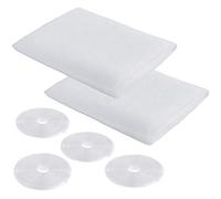 Kit de mosquitera autoadhesiva para ventana, cinta adhesiva para mosquitos, malla de insectos, 2 m x 1,5 m / 1,5 m x 1,3 m, color blanco (1,3 * 1,5M, 2 piezas 4 rollos)