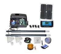 Kit de motor de abridor de puerta abatible de alta resistencia, accionado por energía Solar, CC de 12V(Kit11 3G version)