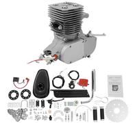 Kit de motor de bicicleta de 100 cc, 2 tiempos, kit completo de conversión de motor de gasolina para bicicleta, 45 km/h, depósito de 2L, capacidad de carga de 200 kg, 36 dientes, CDI, para 26-28