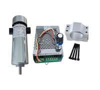 Kit de motor de husillo CNC refrigerado por aire de 0,8 kW, 110 V CC, 20000 RPM, mandril de 800 W y fuente de alimentación Bajo nivel de ruido(Model B)