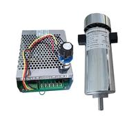 Kit de motor de husillo CNC refrigerado por aire de 0,8 kW, 110 V CC, 20000 RPM, mandril de 800 W y fuente de alimentación Bajo nivel de ruido(Model D)