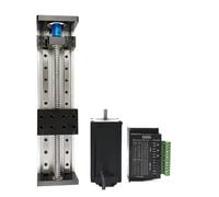 Kit de motor de riel lineal, mesa deslizante con husillo de bolas CNC SFU1605, motor Nema23, mesa deslizante, etapa de guía lineal, módulo de movimiento del eje XYZ(3Nm Motor kit,600mm)