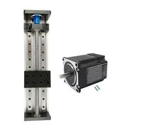 Kit de motor de riel lineal, mesa deslizante con husillo de bolas CNC SFU1605, motor Nema23, mesa deslizante, etapa de guía lineal, módulo de movimiento del eje XYZ(2Nm All in one kit,400mm)