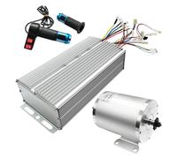 Kit de motor eléctrico sin escobillas, 3000 W, 60 V-72 V CC, motor sin escobillas, regulador de velocidad, motor eléctrico, velocidad nominal de 4900 r/min, 2,56 N.m para triciclos, bicicletas