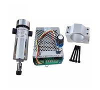 Kit de motor husillo CNC refrigerado por aire, 0,8 kW, 20000RPM, ER11/portabros, Motor 800W + regulador velocidad fuente alimentación for grabado Compatibilidad Versátil(800W ER11 Set 3)