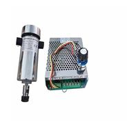 Kit de motor husillo CNC refrigerado por aire, 0,8 kW, 20000RPM, ER11/portabros, Motor 800W + regulador velocidad fuente alimentación for grabado Compatibilidad Versátil(800W ER11 Set 2)