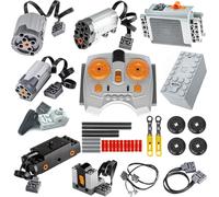 Kit de motor técnico de 36 piezas, juego de motor de funciones de potencia, extensión de piezas de servo cambio, cable de control remoto compatible con las principales marcas, accesorios de