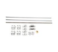 Kit de movimiento lineal Guía de barra de acero inoxidable Guía de tornillo de soporte acoplamientos de cojinete para impresoras 3D y equipos de automatización industrial