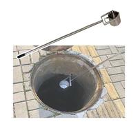 Kit de muestreo de agua con cucharón giratorio, pértiga telescópica retráctil for la toma de muestras de agua con vaso graduado de 500/1000 ml for ríos/lagos.(1000ML,1.43-6m(4.7-19.7ft))