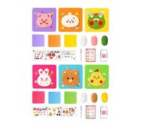 Kit de muñeca de costura, kit de manualidades de animales con calcomanías, sew your own Cartoon Doll, Fun And Educational Activity for Kids