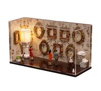 Kit de Museo de Hazlo Tú Mismo,Pequeño Estuche para Fotos con 5 Figuritas,Kit de Marco Museo Viajes Decoración de Pared Oficina Recuerdos de Madres Mamá y Hogar