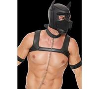 Kit de neopreno Ouch Puppy Play - Negro , S/M