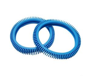 Kit de neumáticos traseros de repuesto compatible con Hayward para Aquanaut 400 450 y Poolvergnuegen 4 limpiadores de ruedas hechos de Santoprene para una larga vida útil, fácil instalación, paquete