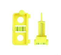 Kit de nivel de cuerda de arco con nivel de flecha para arco compuesto, nivel para afinación de arco, para herramienta para alineación de cuerdas, accesorio de caza (amarillo)