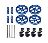 Kit de nivelación cama for impresora 3D con resortes y clips mejorados(Blue Level Knob Kit)