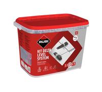 Kit de nivelación - RUBI - DELTA V4 - 2 mm - 100 unidades de grapas - 100 unidades de cuñas