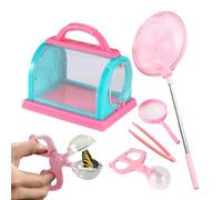 Kit De Observación De Lombrices: Conjunto De Actividades De Ciencia Del Suelo, Hábitat De Transparente, Diseño Ventilado Duradero Con Tapa De Aumento | Kit Educativo Para Niños Aula Aprendiza