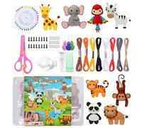Kit De Ocio Creativo De Fieltro Para - Aprendizaje De Práctica Y Desarrollo De Habilidades | Juguete De Creación De Fieltro De Mascotas - Para Principiantes Niños Niñas Estudiantes Sala Dormitorio