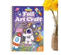 Kit de Ocio Creativo de Hoja de Aluminio Genérico | Kit de Arte de Hoja de Oro para Despegar y Aplicar | Actividad Manual Viaje Adolescentes Familia | Juego Educativo Chicas