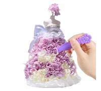 Kit De Ocio Creativo Genérico | Estuche De Diseño De Vestidos De Artesanal - De Arte Y Actividades Hecho A Mano | Para El Hogar Viaje A La Escuela En