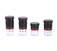 Kit de Ocular de ángulo Ultra Gran Angular de 1,25 Pulgadas y 68°, Juego de Ocular de telescopio con Longitud Focal de 6 mm, 9 mm, 15 mm, 20 mm, Vidrio óptico Totalmente Multicapa