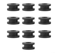 Kit de ojales de goma para carenados de motocicleta de 18,5 mm, pernos negros para Honda para Suzuki para Kawasaki CBR GSXR R1 R6 para Hayabusa 10 piezas