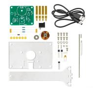 Kit de oscilación electromagnética, kit de aprendizaje de soldadura electrónica de práctica de soldadura para proyectos de experimentos de ciencia educativa (con cable de alimentación)