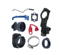 Kit de palanca de estrangulador de colector de motosierra, compatible con modelos Hus 340 345 350, juego de reparación de plástico para rendimiento del motor