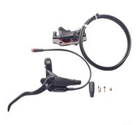 Kit de palanca de freno de disco hidráulico, 2 pines, 4 pistones, juego de frenos de disco hidráulicos para bicicleta eléctrica, para un frenado eficiente y fiable (freno delantero derecho)