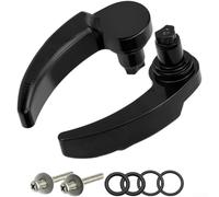 Kit de palanca de palanca de pestillo de tapa de alforja negra compatible con modelos Touring 2014-2023, hardware de repuesto de bloqueo seguro con tornillos y juntas para caja de maletero de