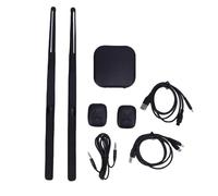 Kit de Palitos de Batería de Aire, Sensor de Movimiento Multifuncional 8 Sounds RGB Drum Set con Pedal de Pie, Juego de Tambores Electrónicos Portátiles para Práctica Silenciosa