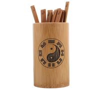 Kit de Palos Chinos de Adivinación I Ching 12 Varas y Cubo de Bambú Decorativo, Herramienta Tradicional para Feng Shui y Aprendizaje Cultural, Portátil y Preciso para Predicciones