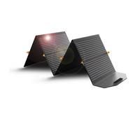 Kit de panel de cargador solar plegable de 120 W Panel de cargador de batería solar flexible plegable impermeable portátil con puertos USB/DC/Type-C para estación de energía, al aire libre RV