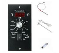Kit de panel de control de termostato digital para parrillas de pellets de madera Traeger, fácil monitoreo de temperatura y operación fácil de usar, reemplazo del sistema de control de 3 velocidades