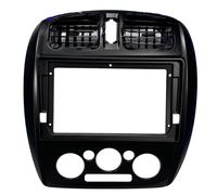 Kit De Panel Instalación para Radio Android Y Audio 9 Pulgadas para Mazda 323 2002-2008 WEFOLCC(Frame-Air Grille)