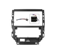 Kit De Panel Radio para Salpicadero Adaptador Marco 9 Pulgadas para VW para Bora para Golf 2004 2005 2006 2007 2008(Frame Cable)