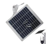Kit De Panel Solar - 50W 12V Impermeable Tipo C, Fuente De Energía Portátil para Cámaras De Seguridad, Respaldo De Electricidad Fuera De La Red | Solución De Energía para Acampar Al Aire,