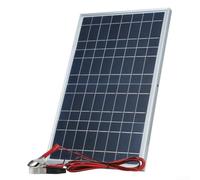 Kit de panel solar de 30 W, matriz cristalina de 12 V, generador de energía resistente a la intemperie para yates marinos, pesca, viajes, respaldo de 20 V, circuito abierto, 335 x 200 mm
