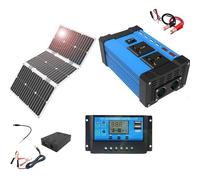 Kit de Panel Solar Independiente de 4000 W con Panel monocristalino de 60 W y Controlador de Carga de 30 A for Camping y Aventuras al Aire Libre.(220V)